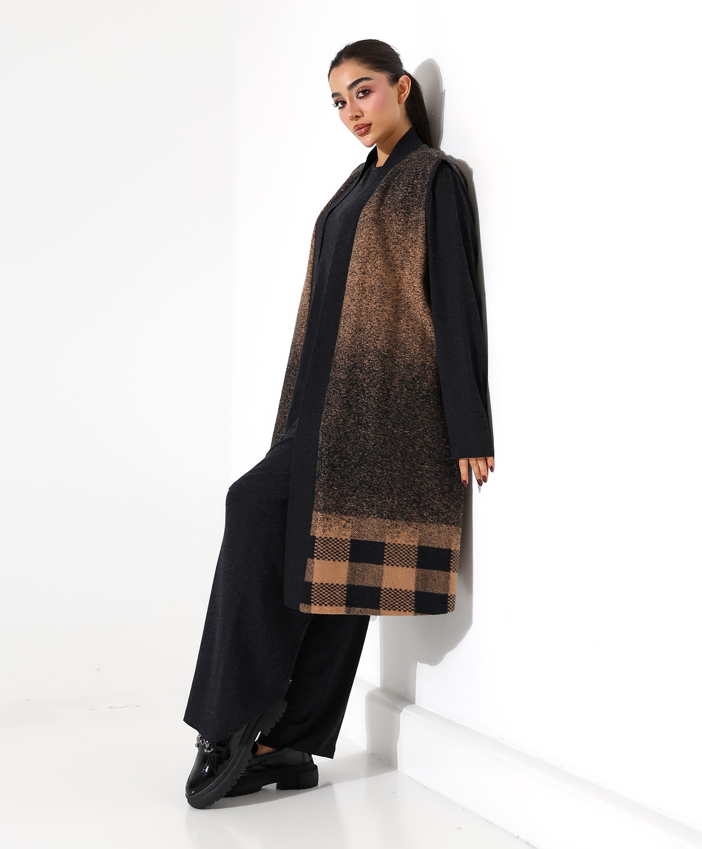 Yelekli Üç Parça Tesettür Takım