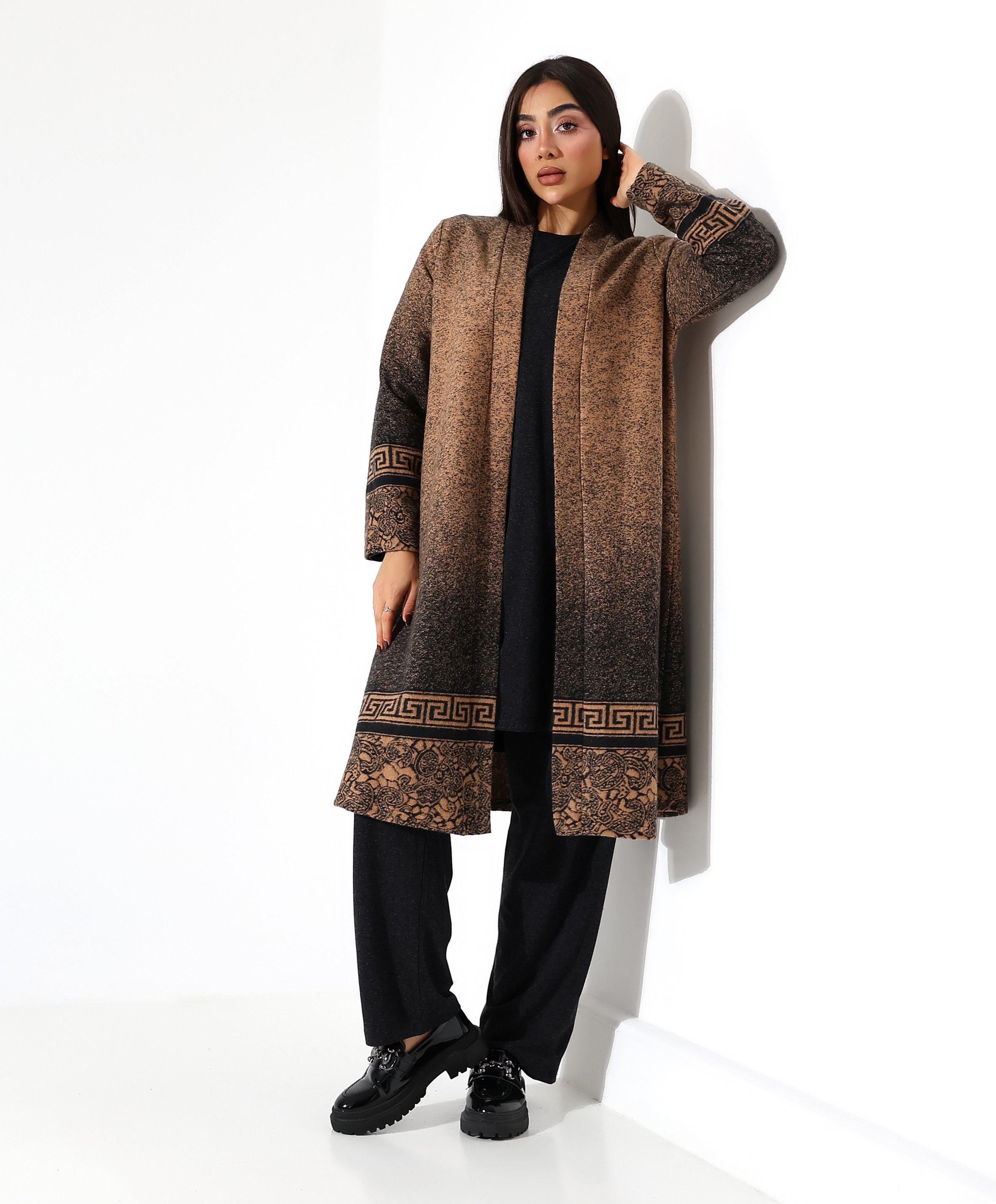 Hırka Üç Parça Tesettür Anne Takım