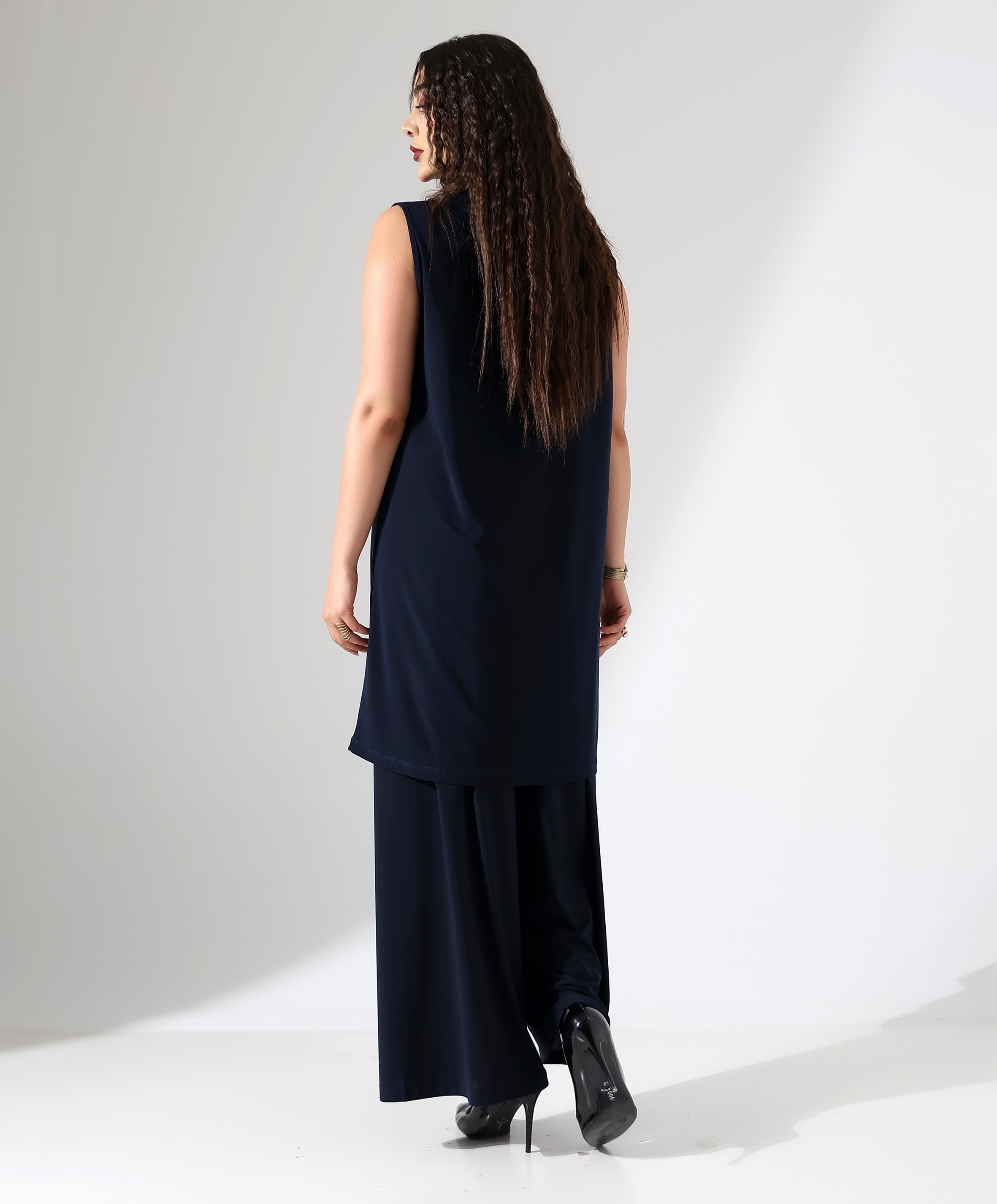 Esnek Sıfır Kol Tunik