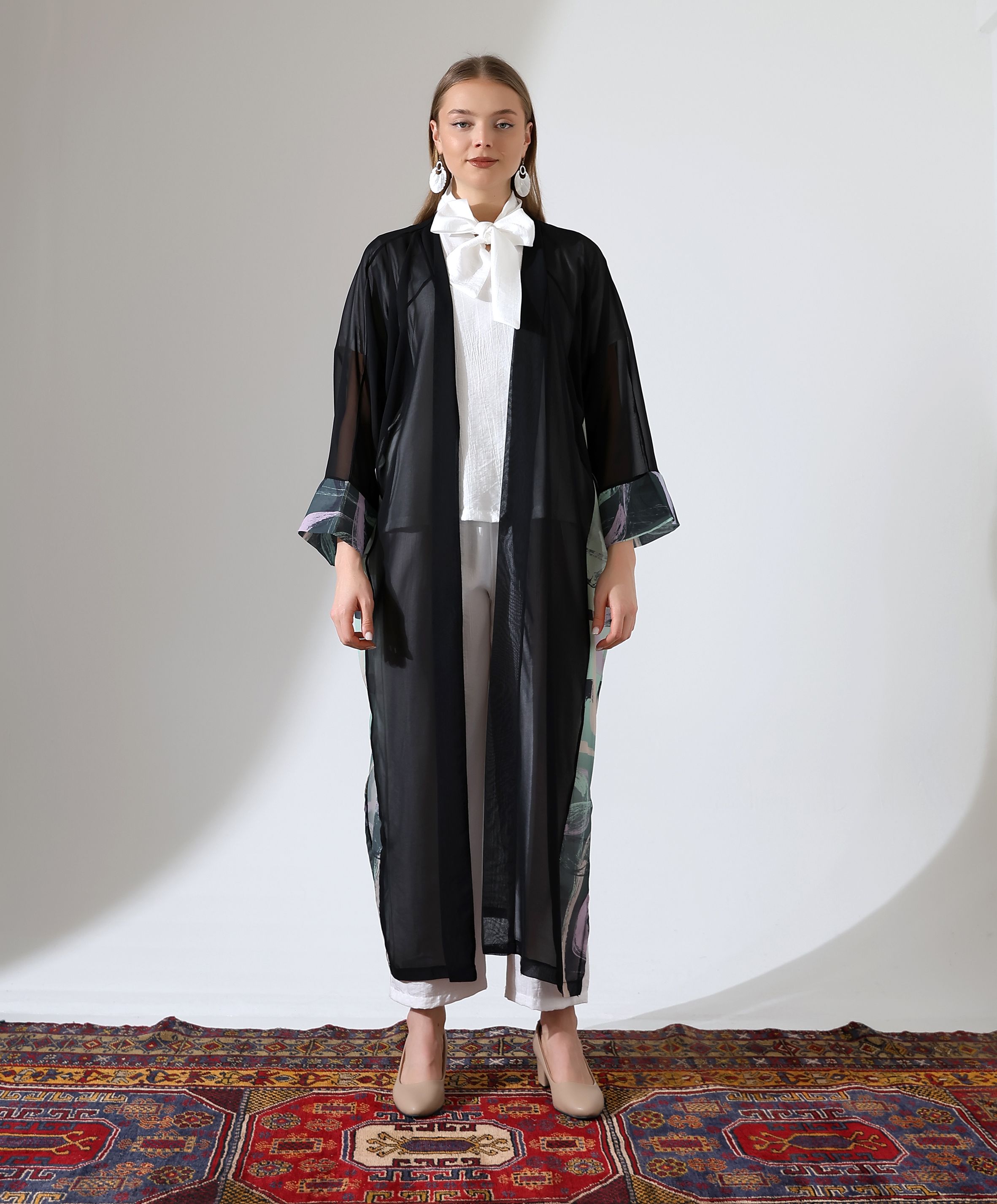 Uzun Şifon Abaya