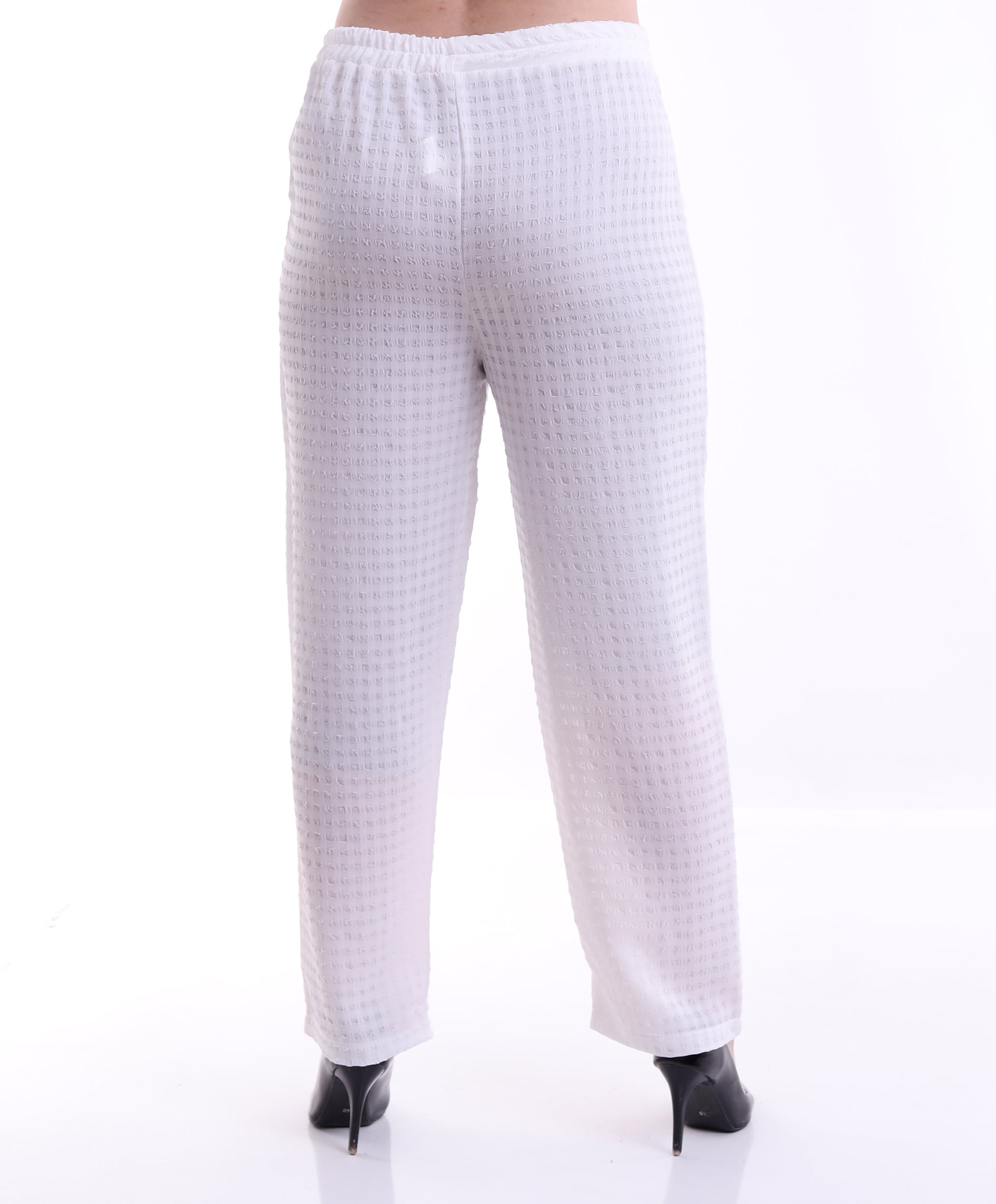 Gofre Beli Lastikli Cepli Pantolon