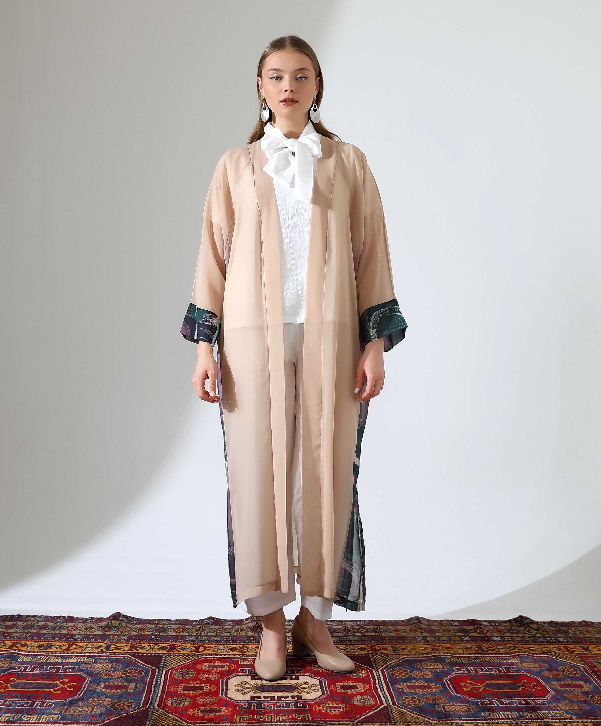 Uzun Şifon Abaya