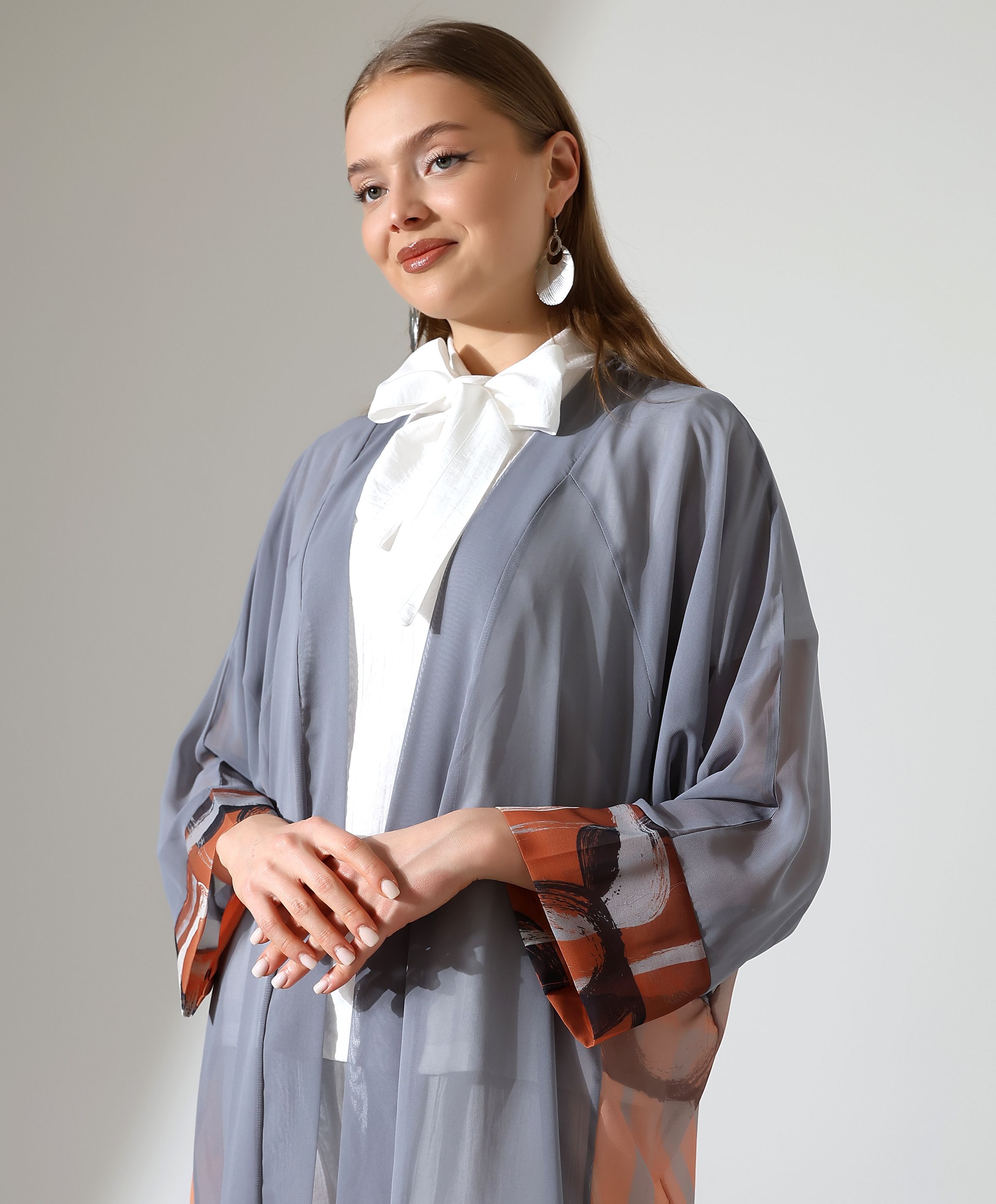 Uzun Şifon Abaya