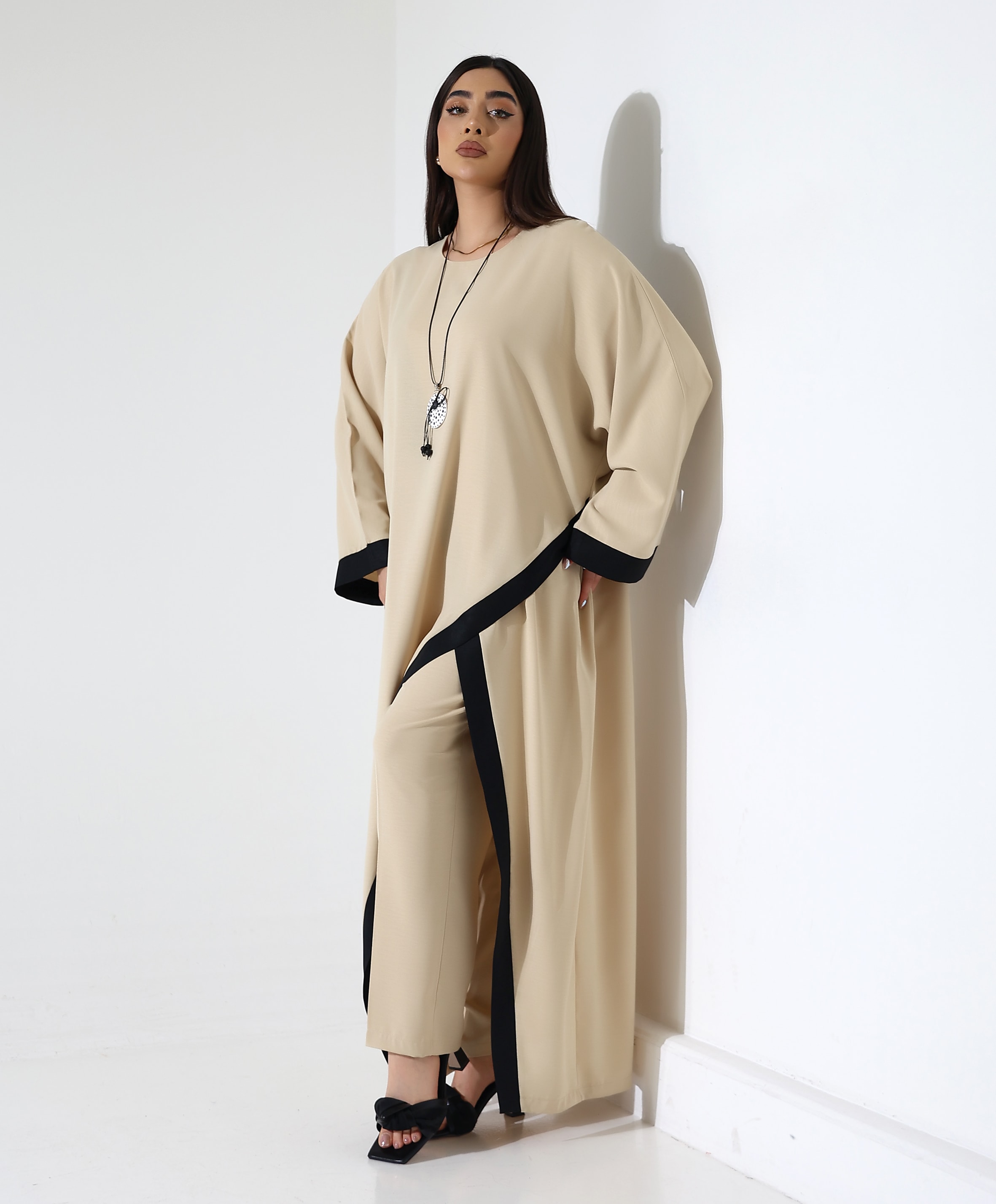 Asimetrik Elbise Takım