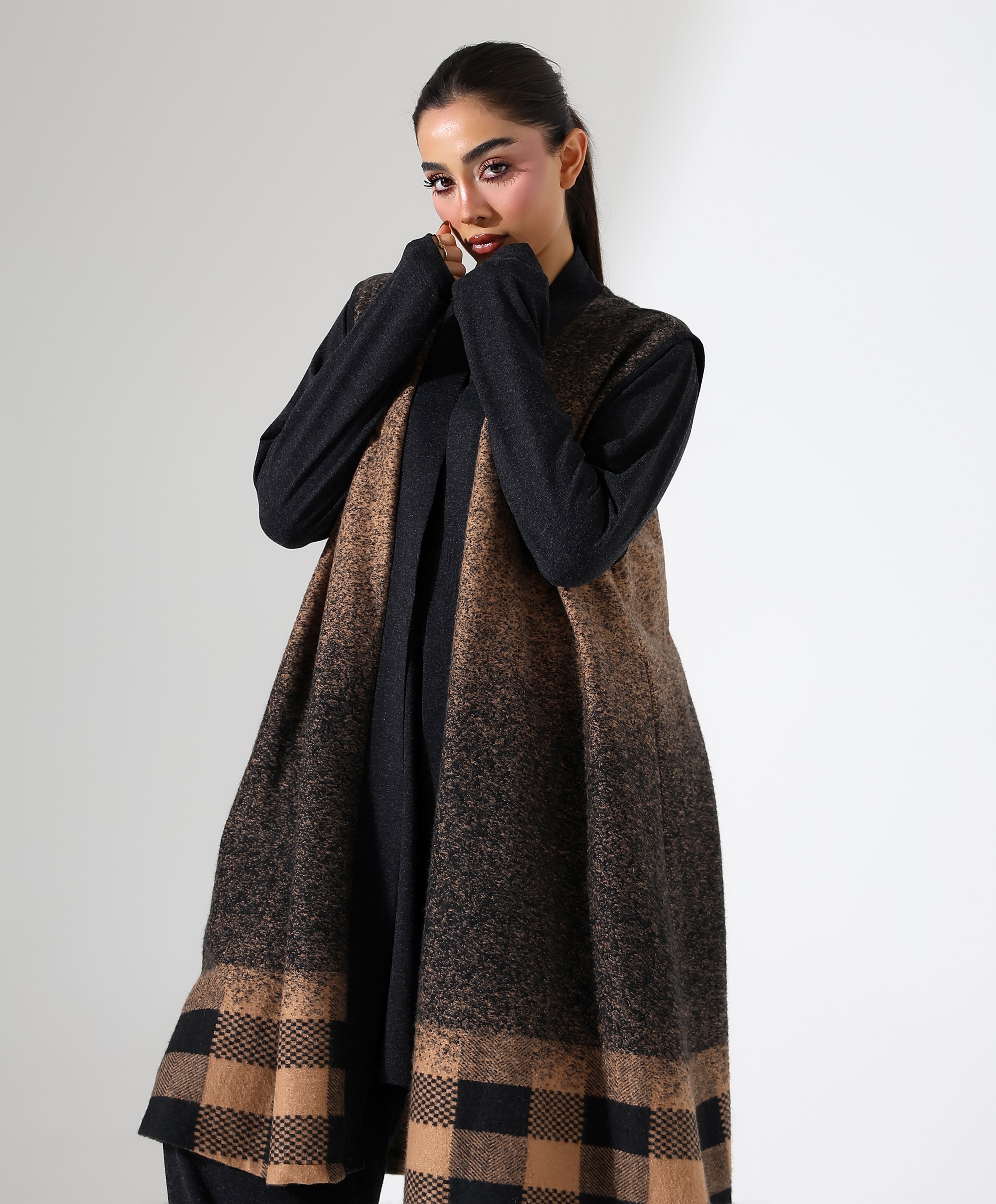 Yelekli Üç Parça Tesettür Takım