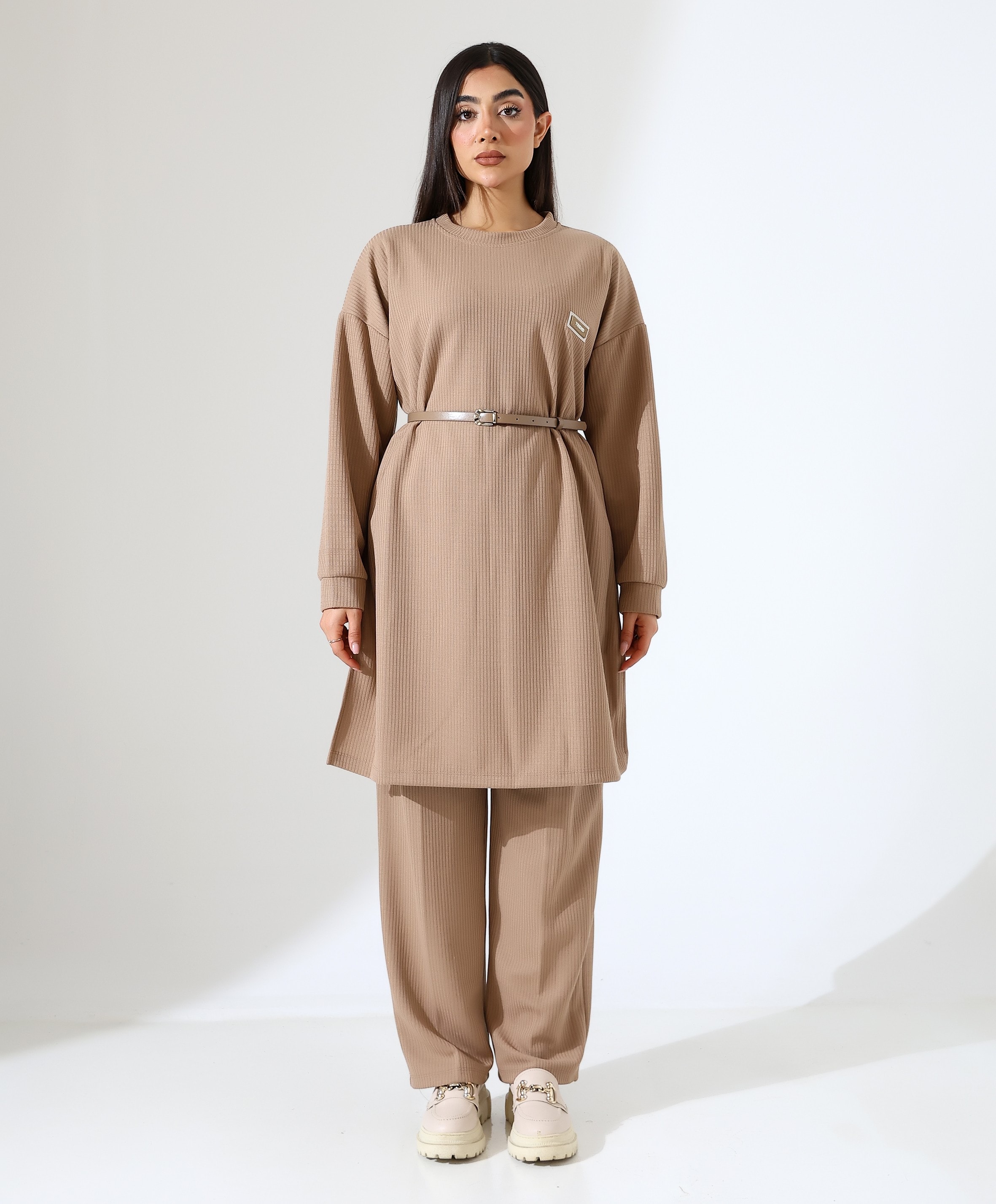 Kemer Detay Selanik Trend İki Parça Takım - VİZON