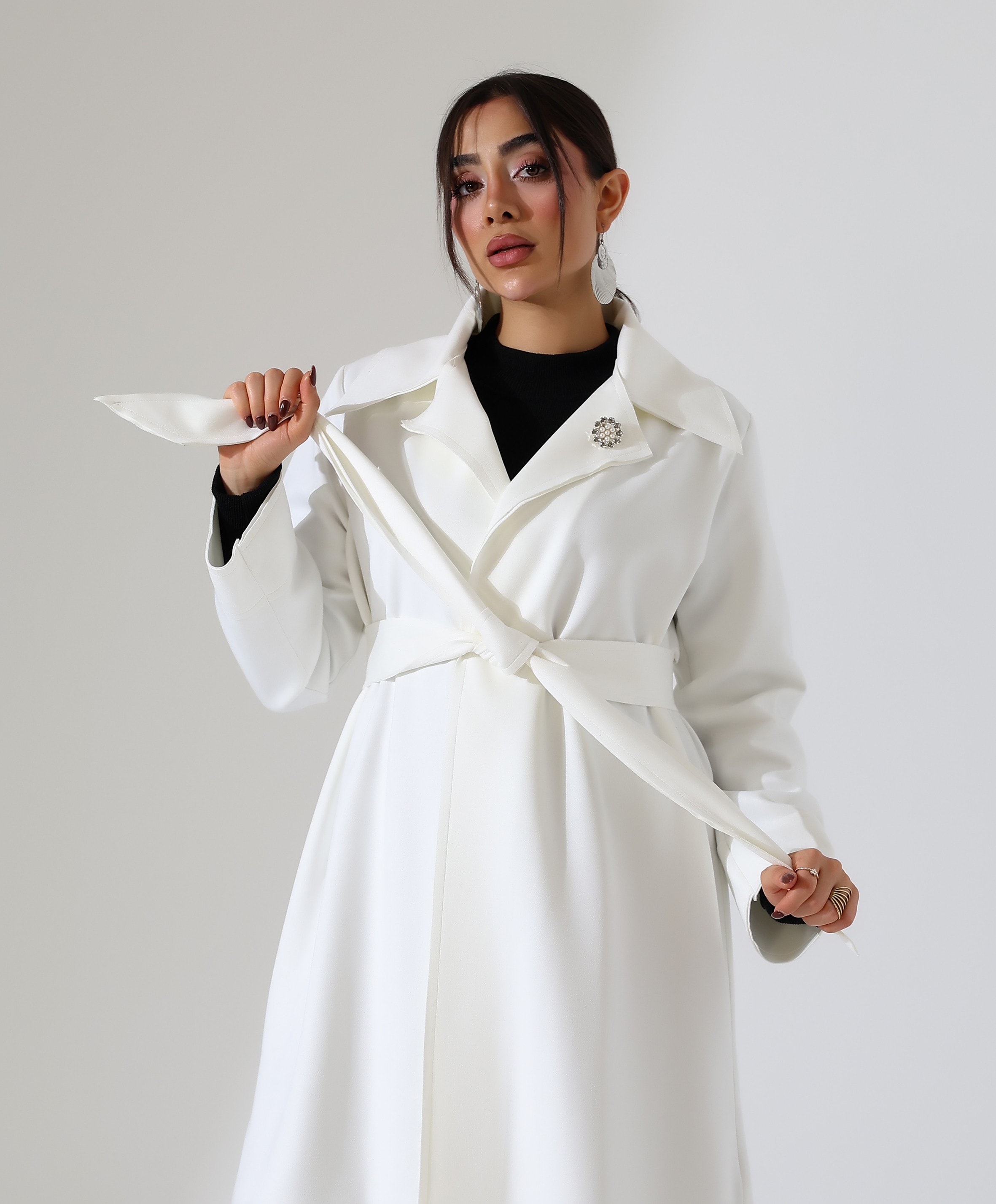 İnci Detay Büyük Beden Hırka