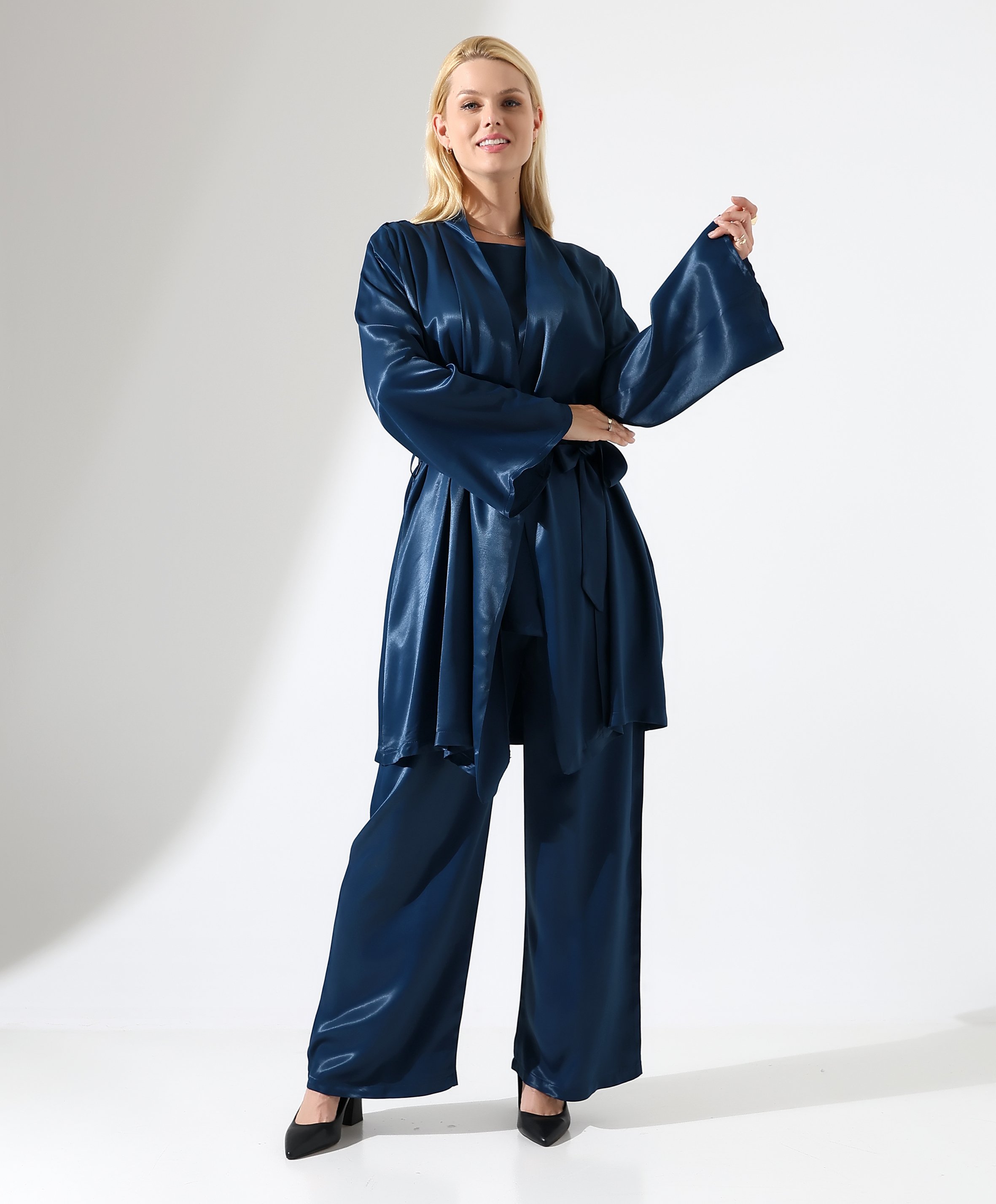 Saten Kimono Takım