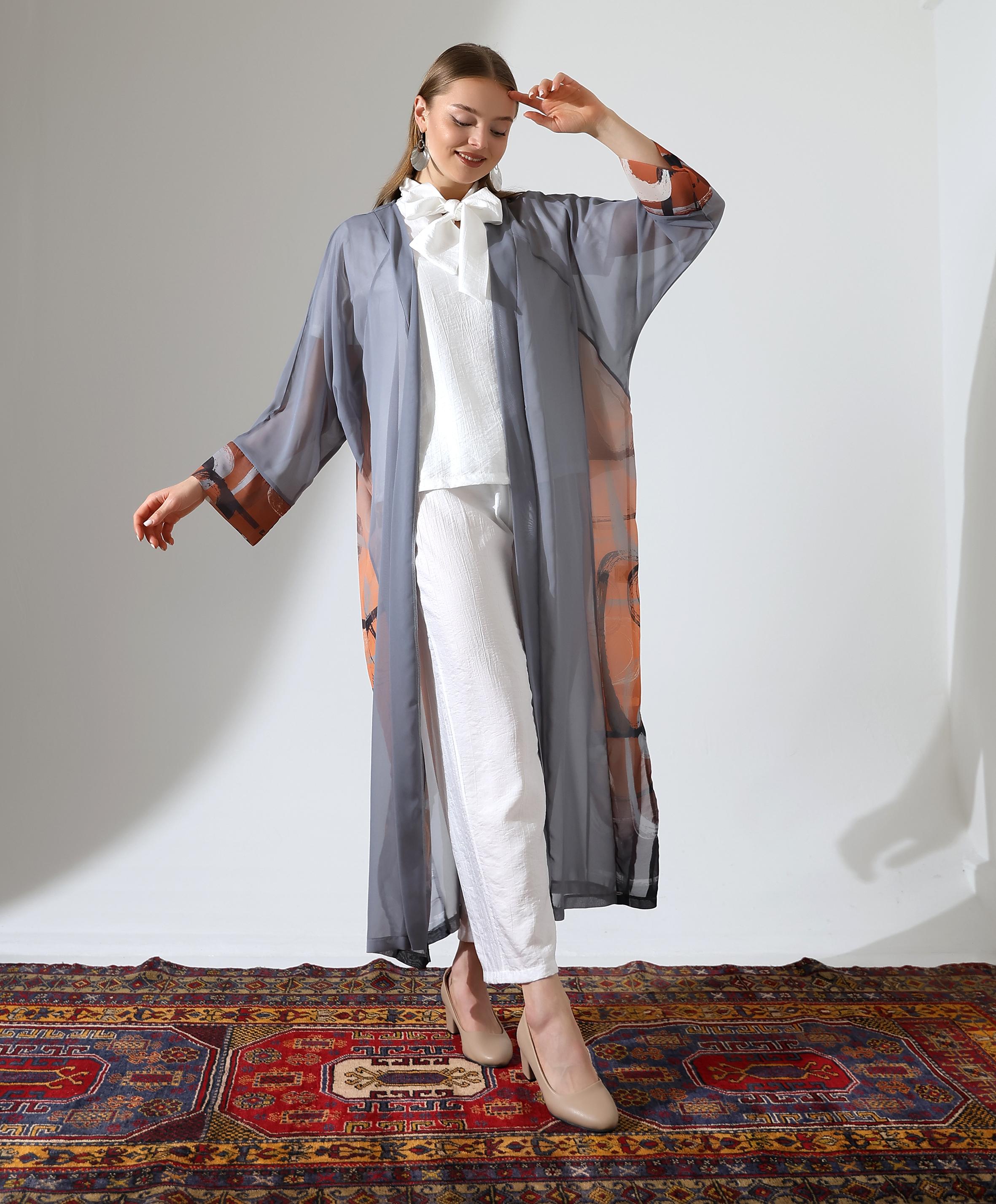 Uzun Şifon Abaya