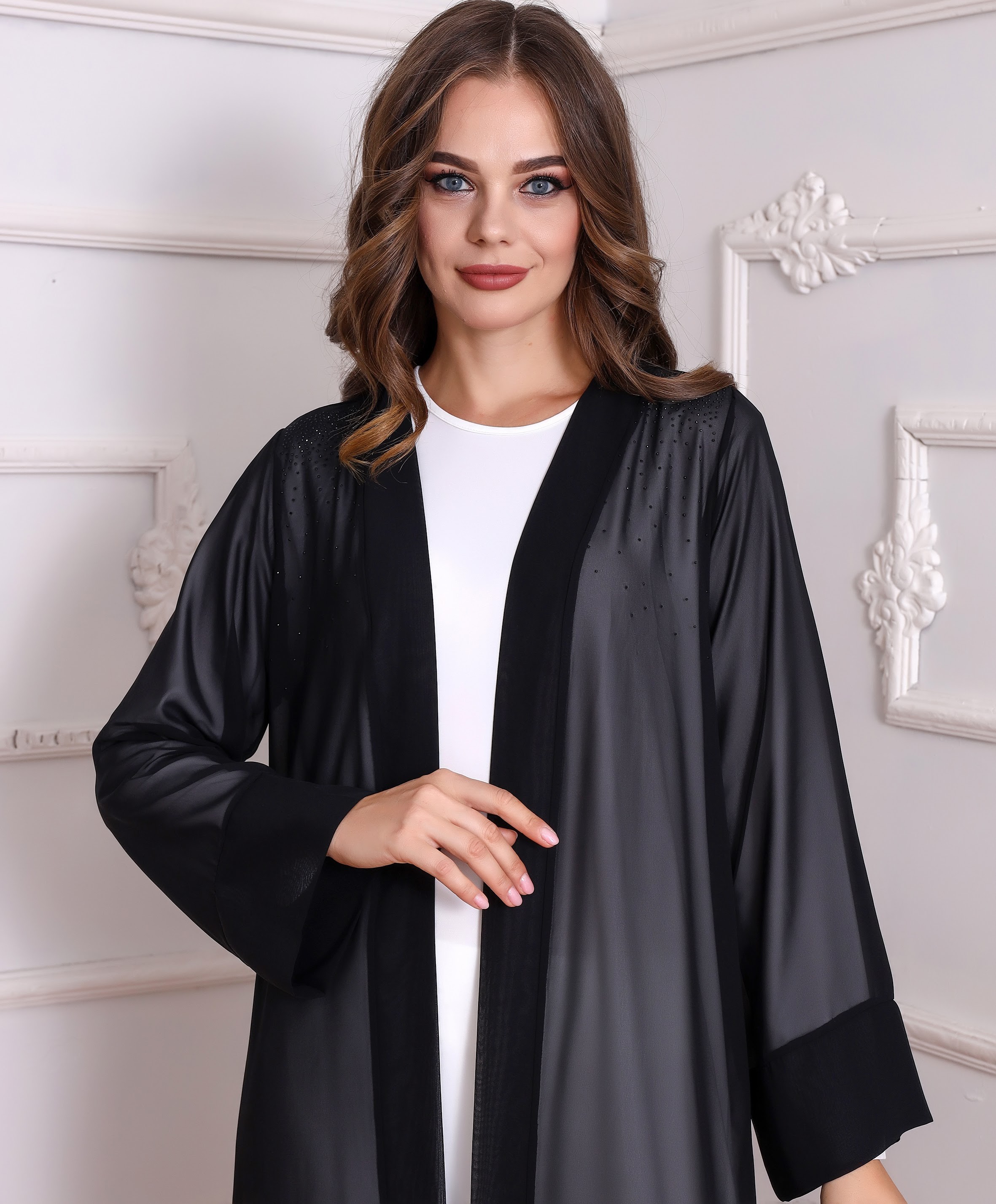 Taş İşlemeli Giy-Çık Hırka