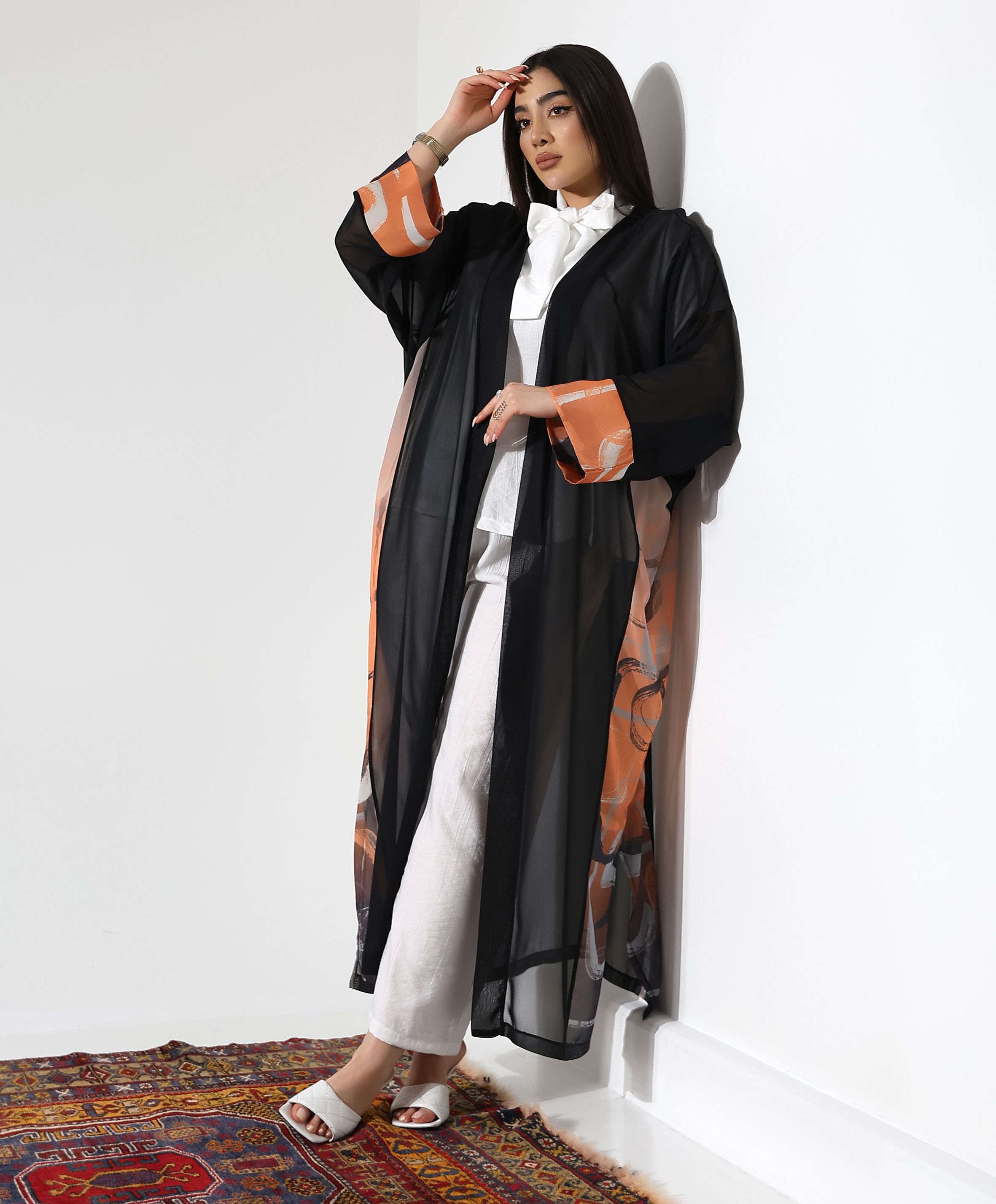 Uzun Şifon Abaya