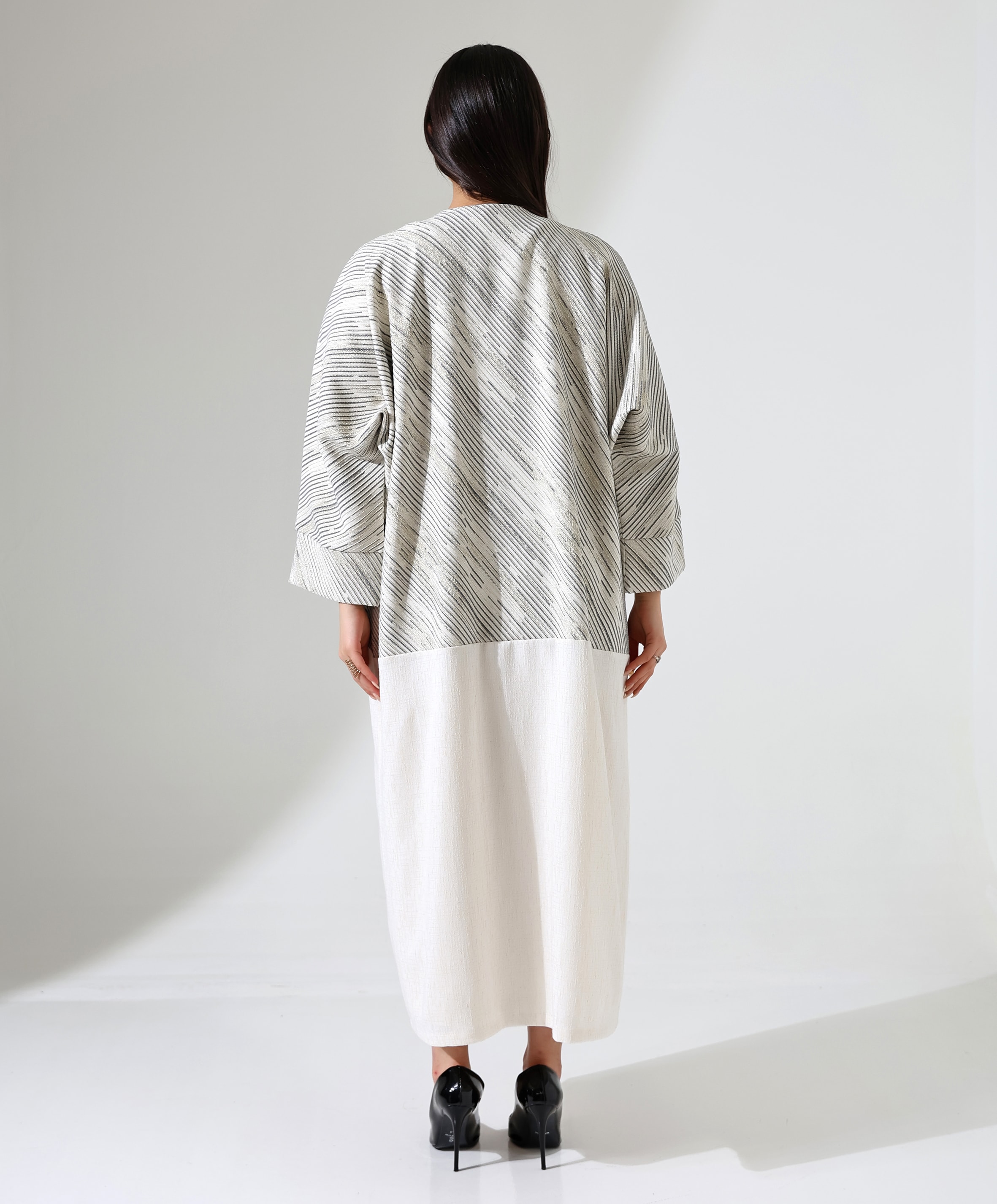 Gül Uzun Keten Abaya