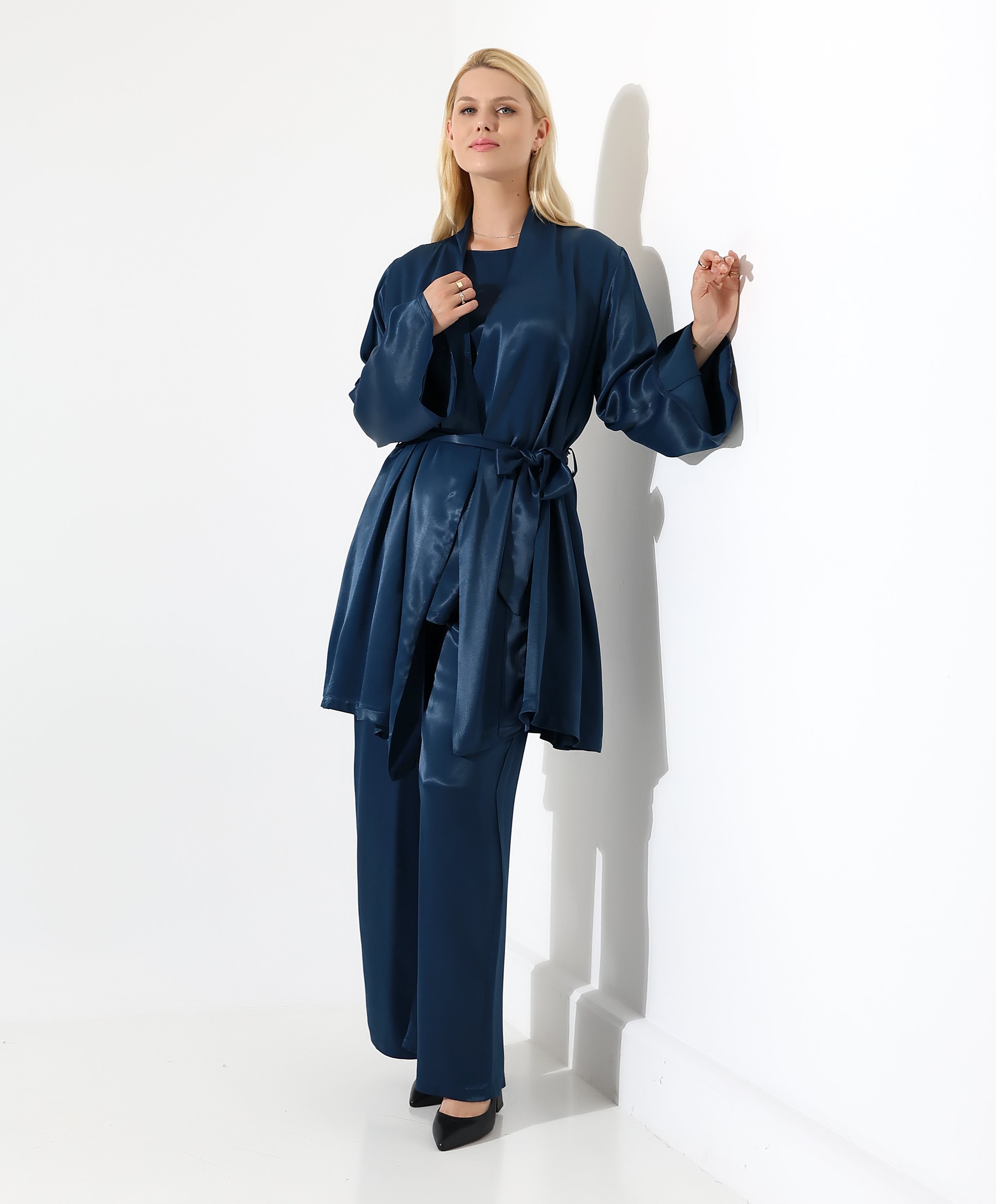 Saten Kimono Takım