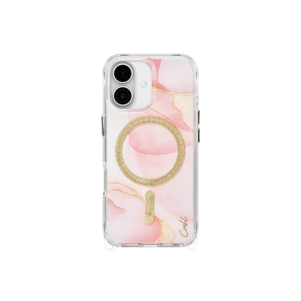 Apple iPhone 17 Kılıf M-safe Şarj Özellikli Simli Magnetik Coehl Aeris Kapak