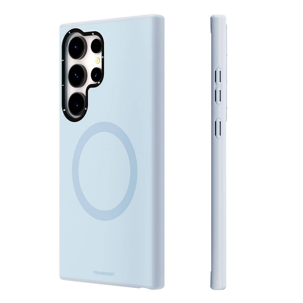 Galaxy S24 Ultra Kılıf Magsafe Şarj Özellikli Çizilmeye Ve Aşınmaya Dayanıklı Youngkit Velvet Serisi Kılıf