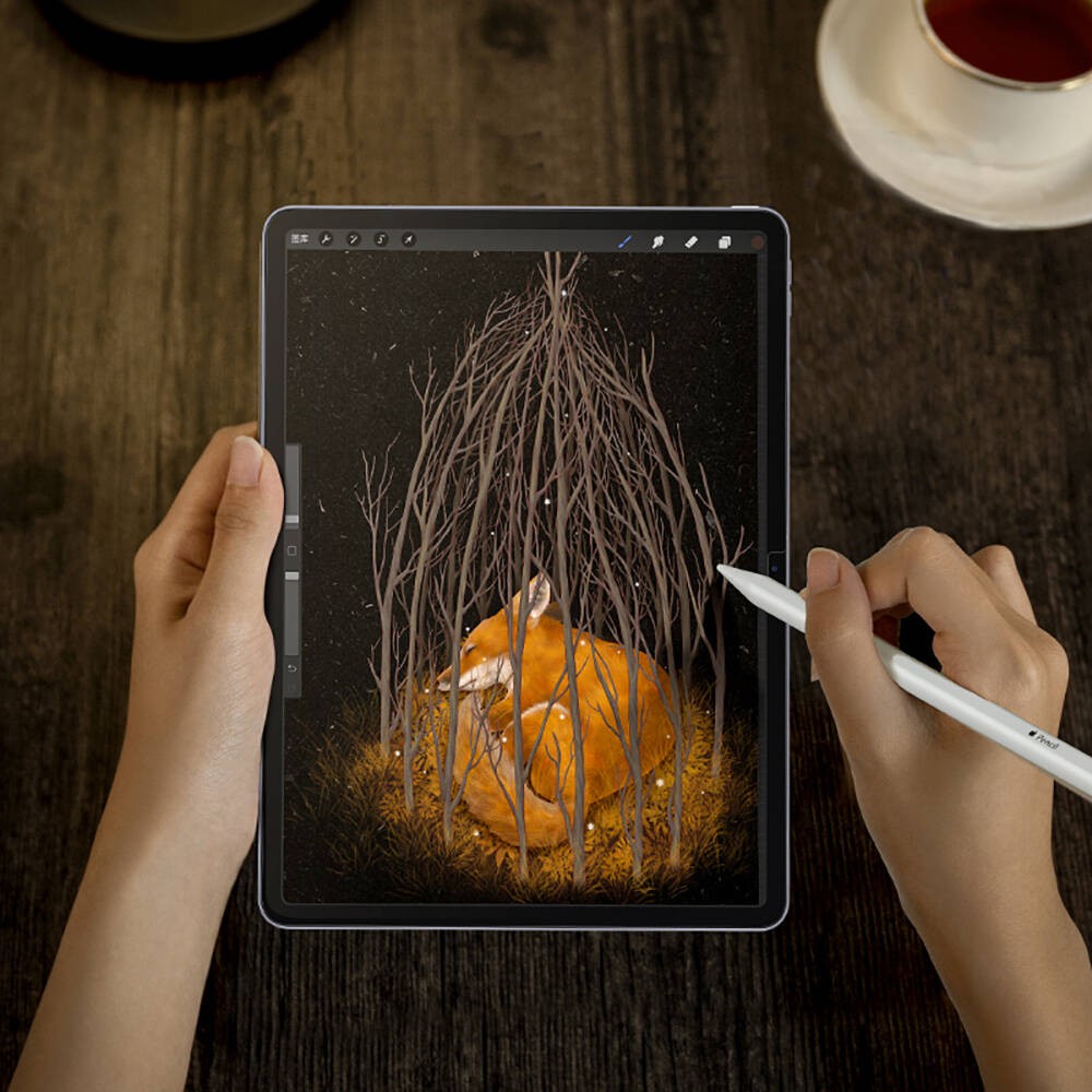 iPad Pro 11 2024 Kağıt Hisli Benks Mat Paper-Like Ekran Koruyucu