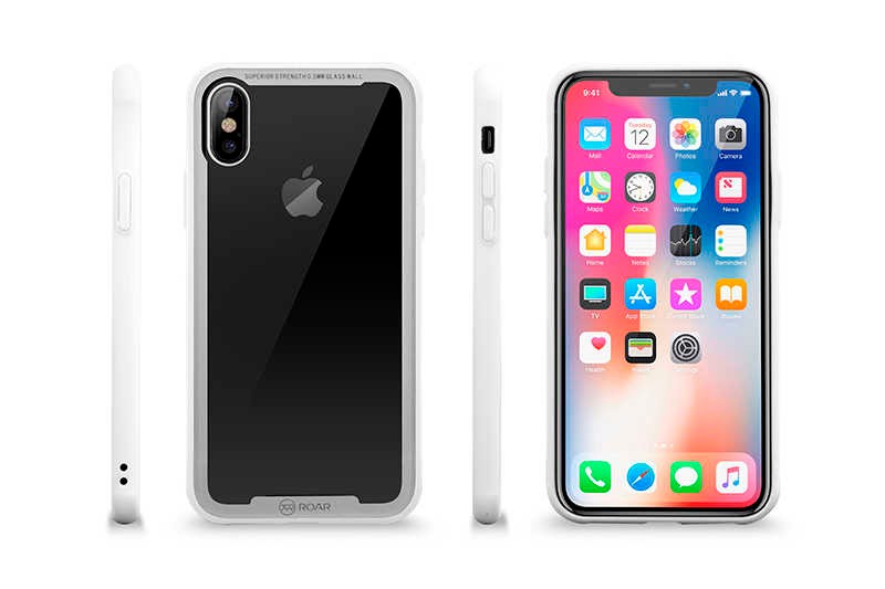 Apple iPhone XS 5.8 Kılıf Roar Glassoul Airframe Kapak