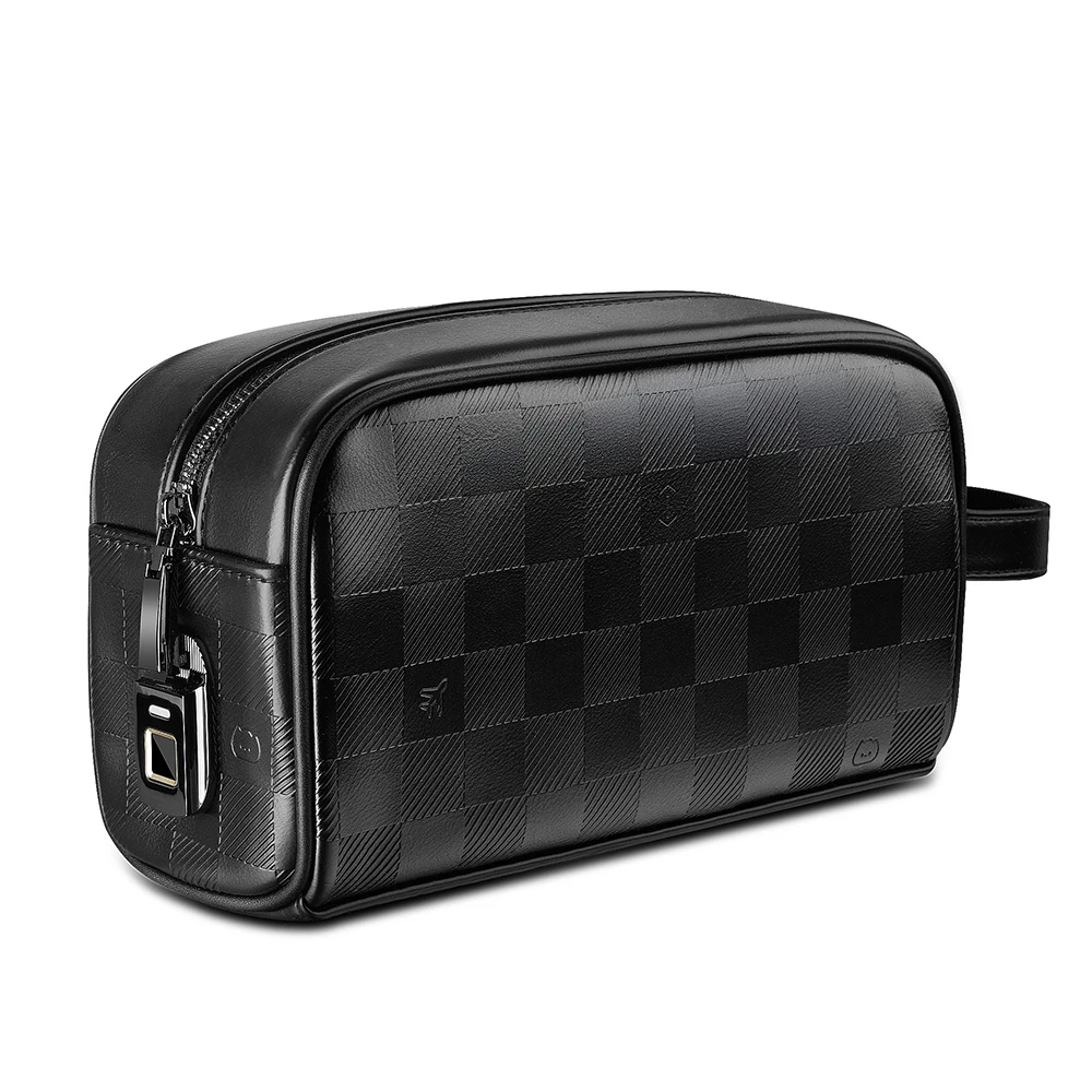 Wiwu Phantom Serisi Parmak İzi Kilitli Çok Fonksiyonlu Taşınabilir Mobil Aksesuar Çantası