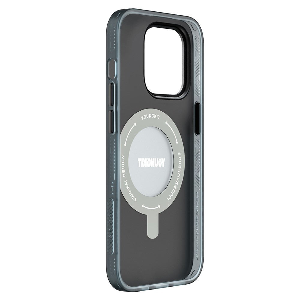 iPhone 14 Pro Kılıf Magsafe Şarj Özellikli Youngkit 360° Standlı Technology Serisi Kılıf