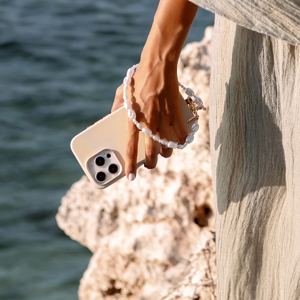 Coehl Perla Serisi İnci Tasarımlı Telefon Askı Aparatı