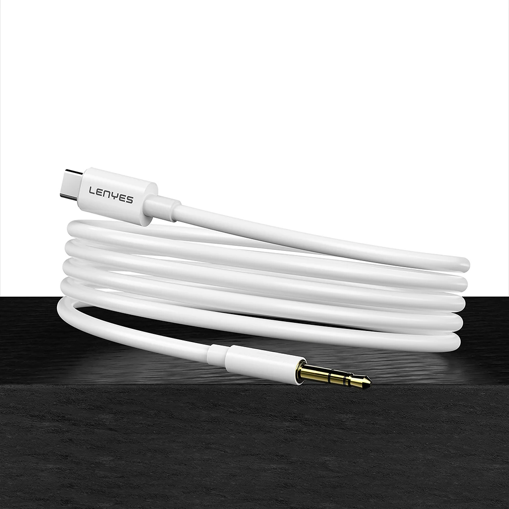 Lenyes AX106 Lightning to 3.5mm AUX Audio Kablo 1M