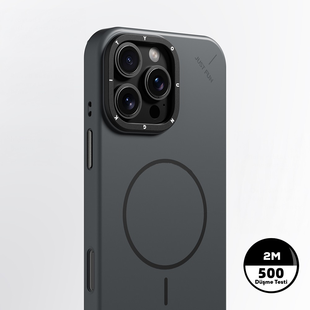 Apple iPhone 15 Pro Max Kılıf M-safe Şarj Özellikli Youngkit Dynamag Serisi Kapak