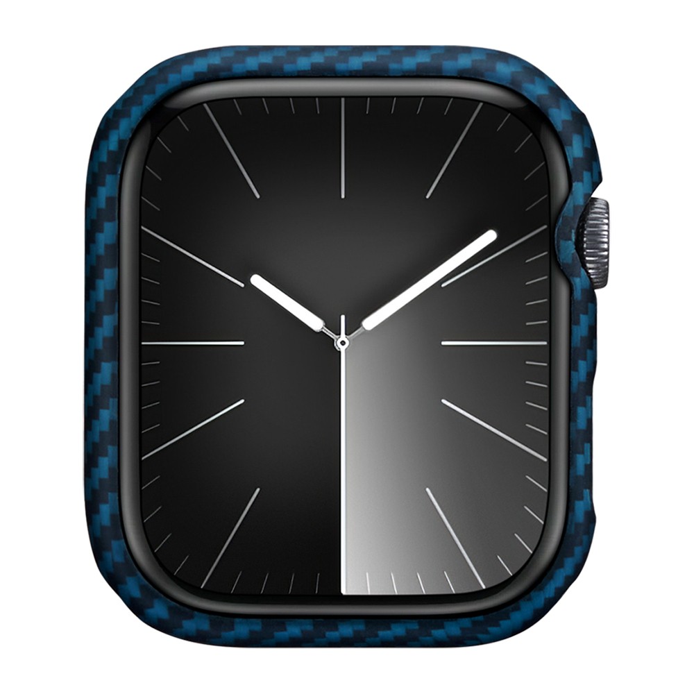 Watch 7 45mm 600D Aramid Fiber Classic Serisi Black-Blue Twill Kasa Koruyucu Pitaka Air Case