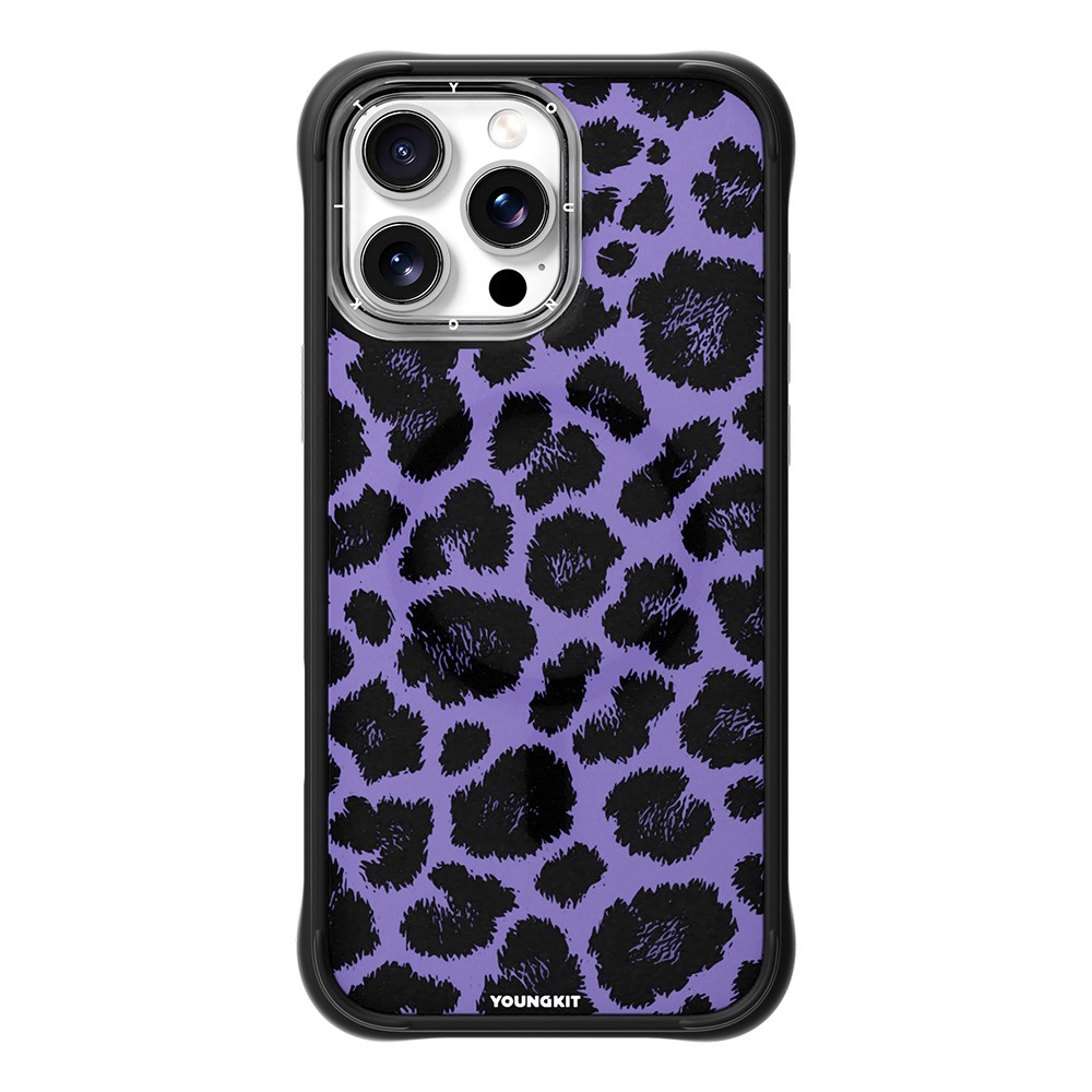 Apple iPhone 16 Pro Max Kılıf M-safe Şarj Özellikli Youngkit Leopard Serisi Kapak