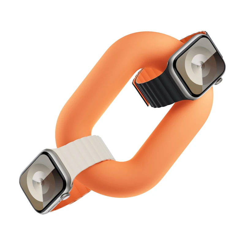 Apple Watch 40mm Benks Magnetik Tak Çıkar Silikon Strap Kayış