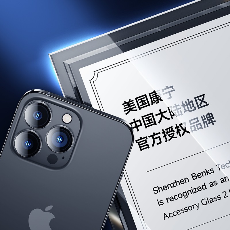 iPhone 14 Pro ​Benks King Kong PVD Kamera Lens Koruyucu