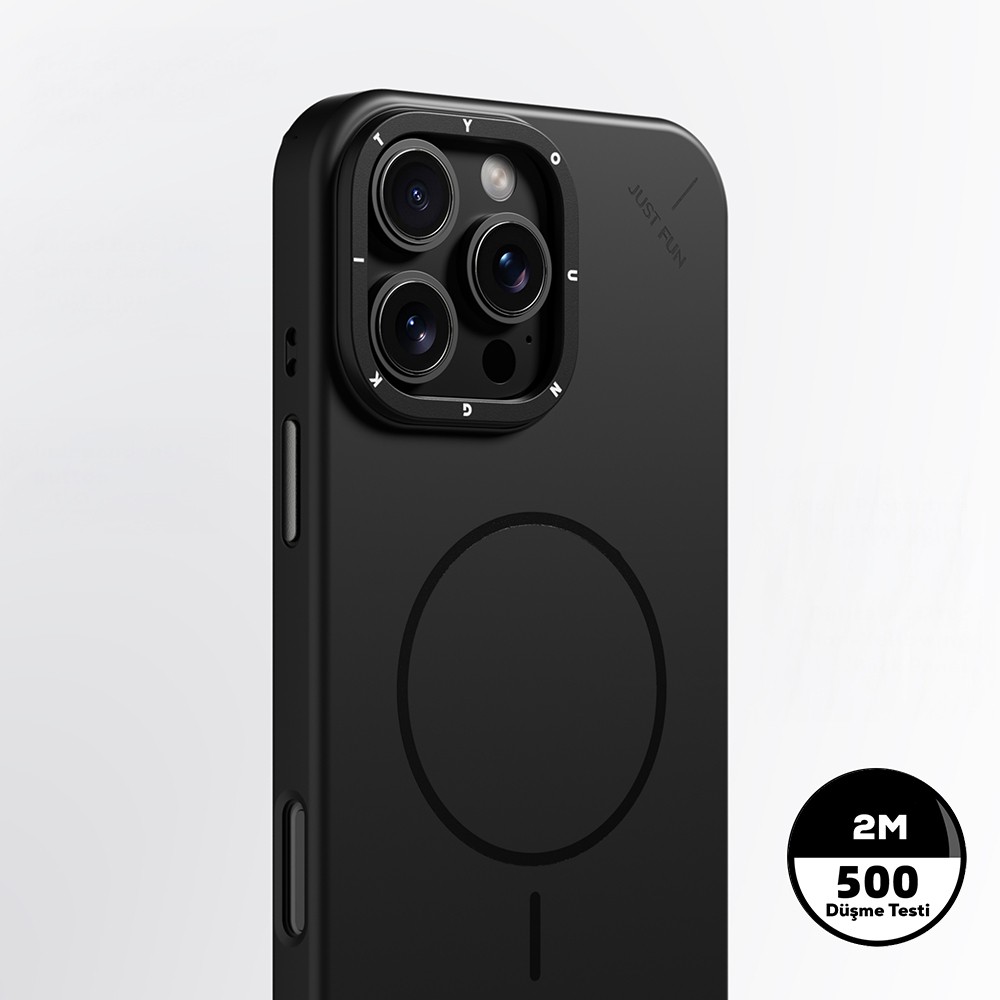 Apple iPhone 15 Pro Max Kılıf M-safe Şarj Özellikli Youngkit Dynamag Serisi Kapak
