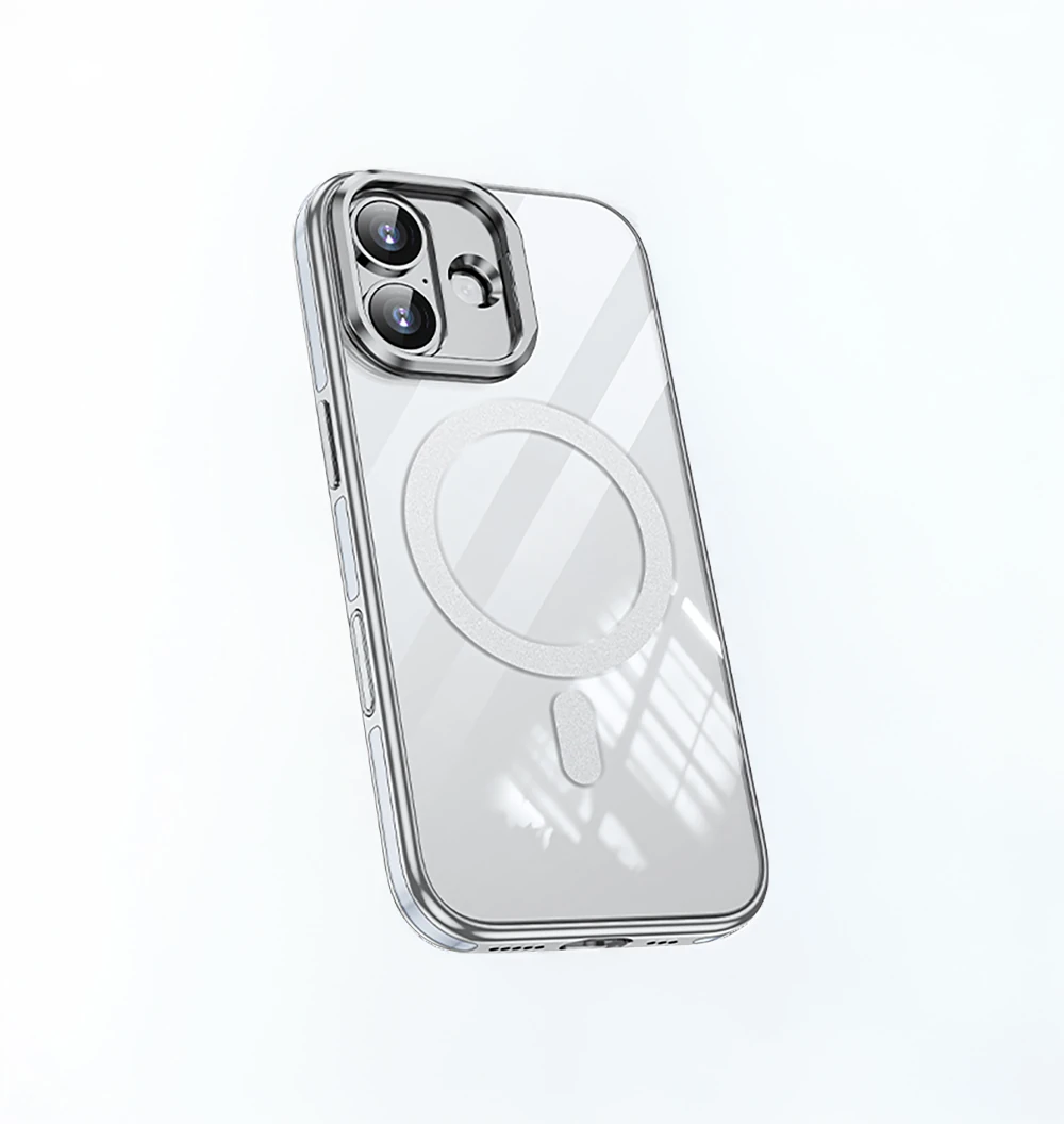 Apple iPhone 17 Kılıf M-safe Şarj Özellikli Wlons Standlı Efsane Kapak