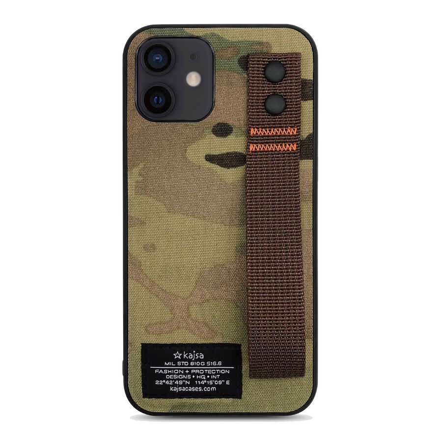 iPhone 12 Kılıf Kajsa Cordura Serisi Military Kılıf