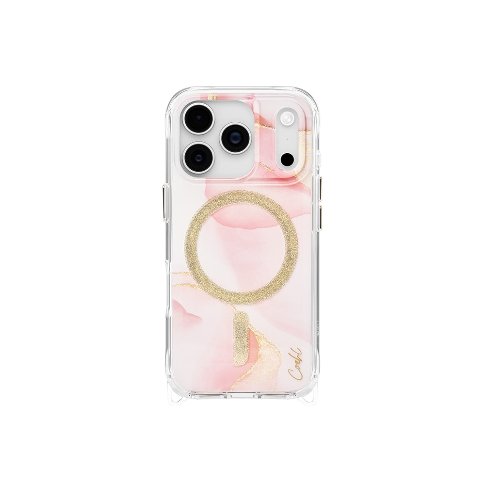 Apple iPhone 17 Pro Kılıf M-safe Şarj Özellikli Simli Magnetik Coehl Aeris Kapak