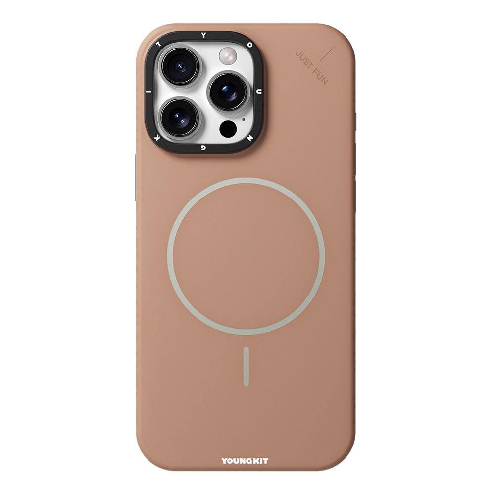 Apple iPhone 15 Pro Max Kılıf M-safe Şarj Özellikli Youngkit Dynamag Serisi Kapak