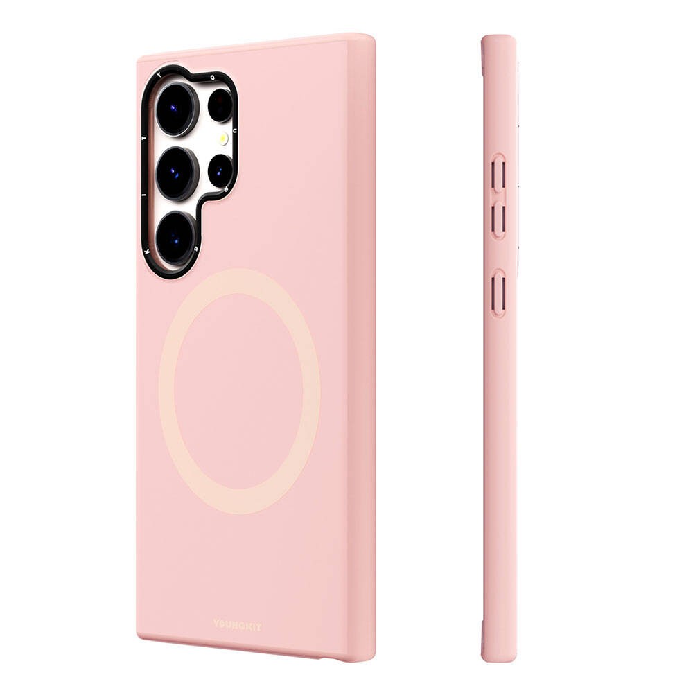 Galaxy S24 Ultra Kılıf Magsafe Şarj Özellikli Çizilmeye Ve Aşınmaya Dayanıklı Youngkit Velvet Serisi Kılıf