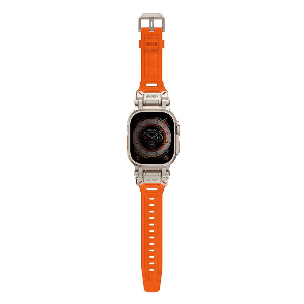 Watch 44mm SkinArma Titon Serisi Hava Alabilen Delikli Silikon Kordon