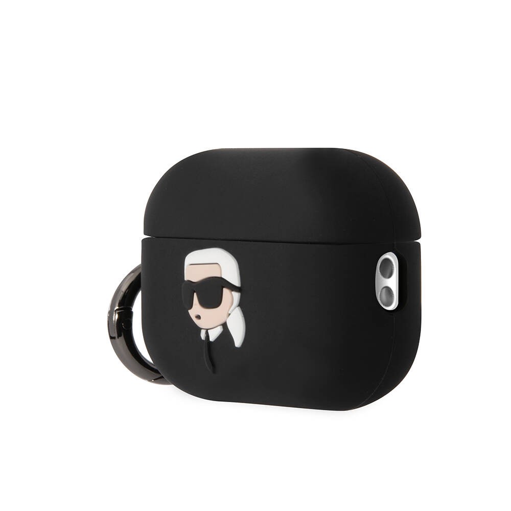 Airpods Pro 2 Kılıf Karl Lagerfeld Orjinal Lisanslı Karl 3D Silikon Kapak