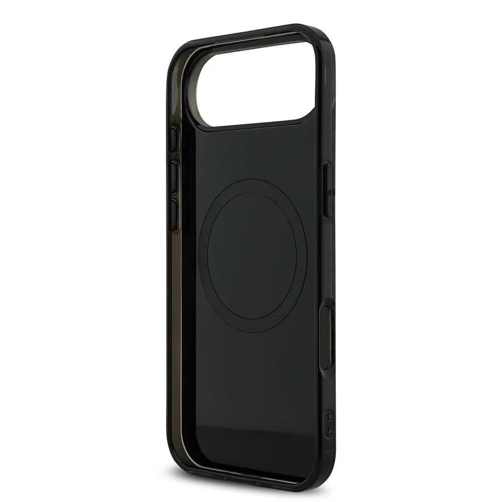 Apple iPhone 17 Air Kılıf AMG Orjinal Lisanslı M-safe Şarj Özellikli Çift Katmanlı Kırmızı Çapraz Çizgili Kapak