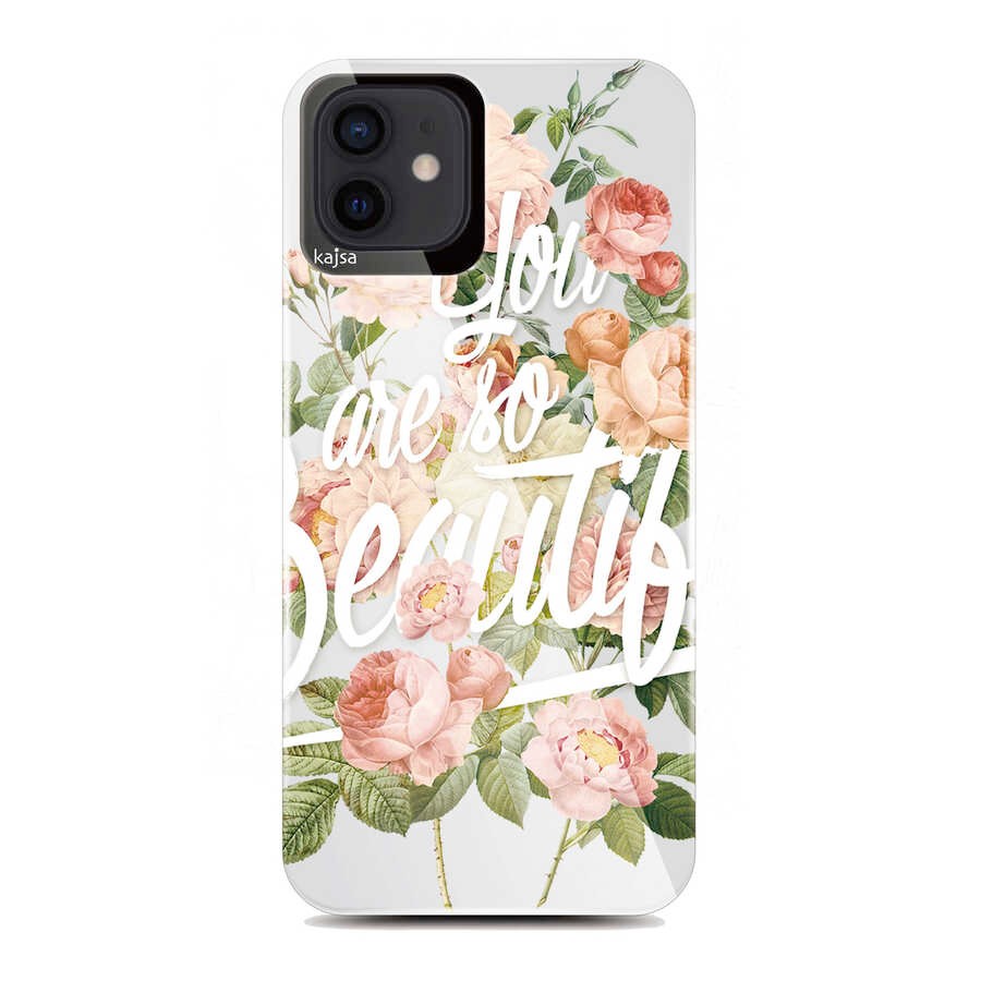 iPhone 12 Kılıf Kajsa Floral Kılıf