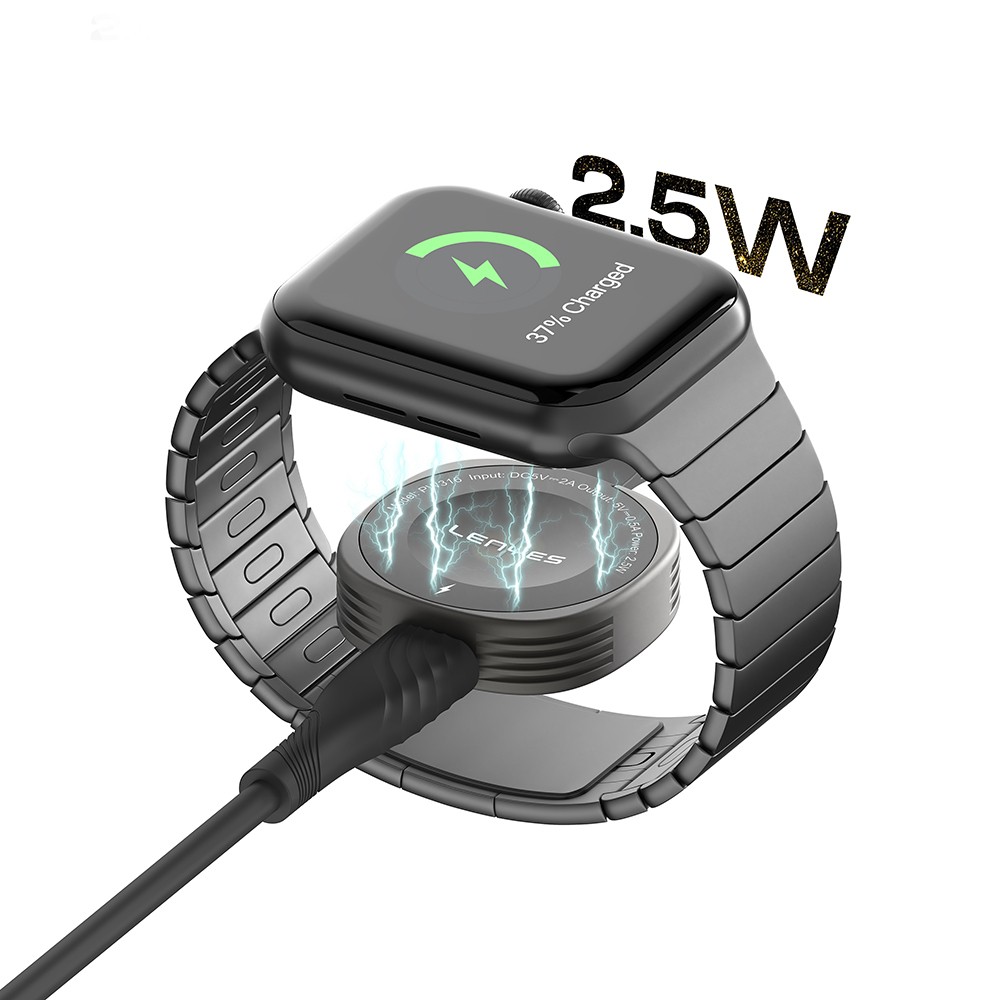 Lenyes PW316 Akıllı Saat Mini Wireless Magnetik Şarj Aleti 2.5W