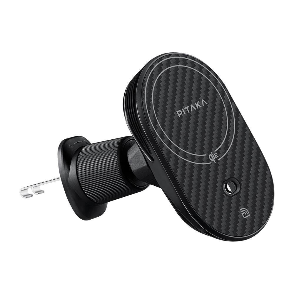 Pitaka MagEZ Pro 2 Magsafe Şarj Özellikli Qi2 Aramid Fiber Araç Telefon Tutucu