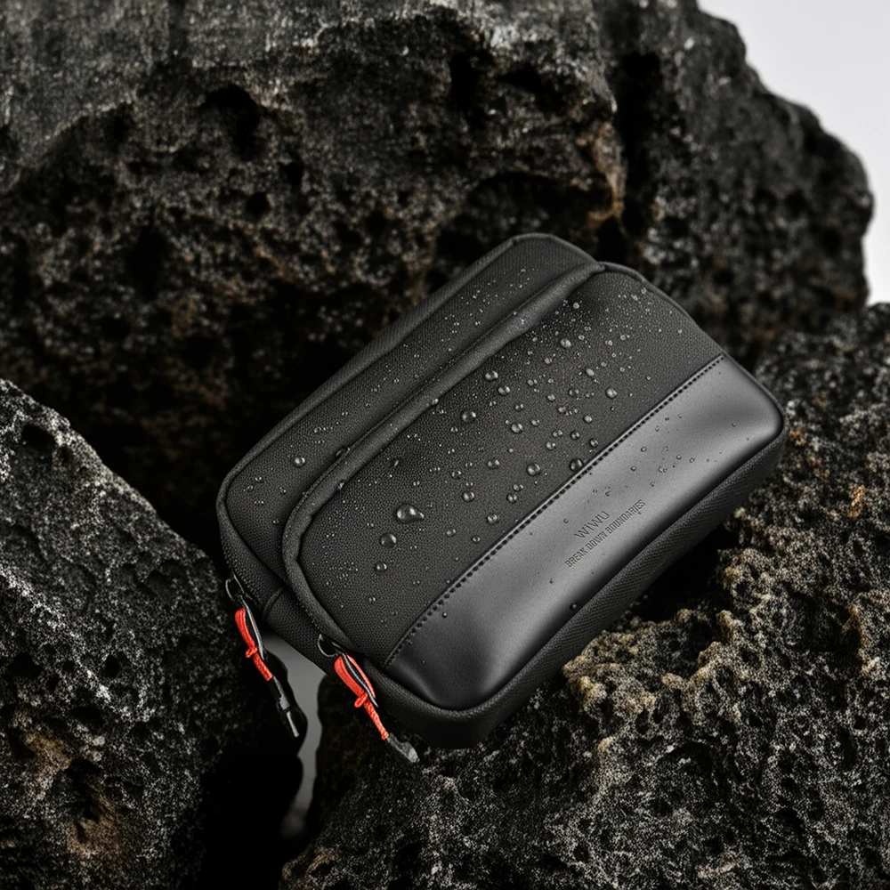 Wiwu Essen Serisi Suya Dayanıklı 1200D Polyester Kumaş Çapraz Vücut Çantası