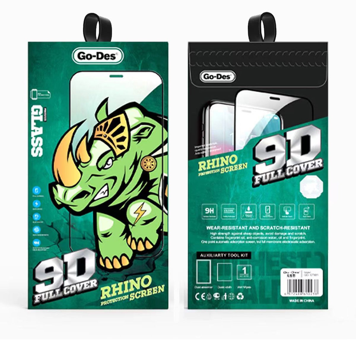 iPhone 11 Pro Max Go Des 9D Full Cover Temperli Cam Ekran Koruyucu