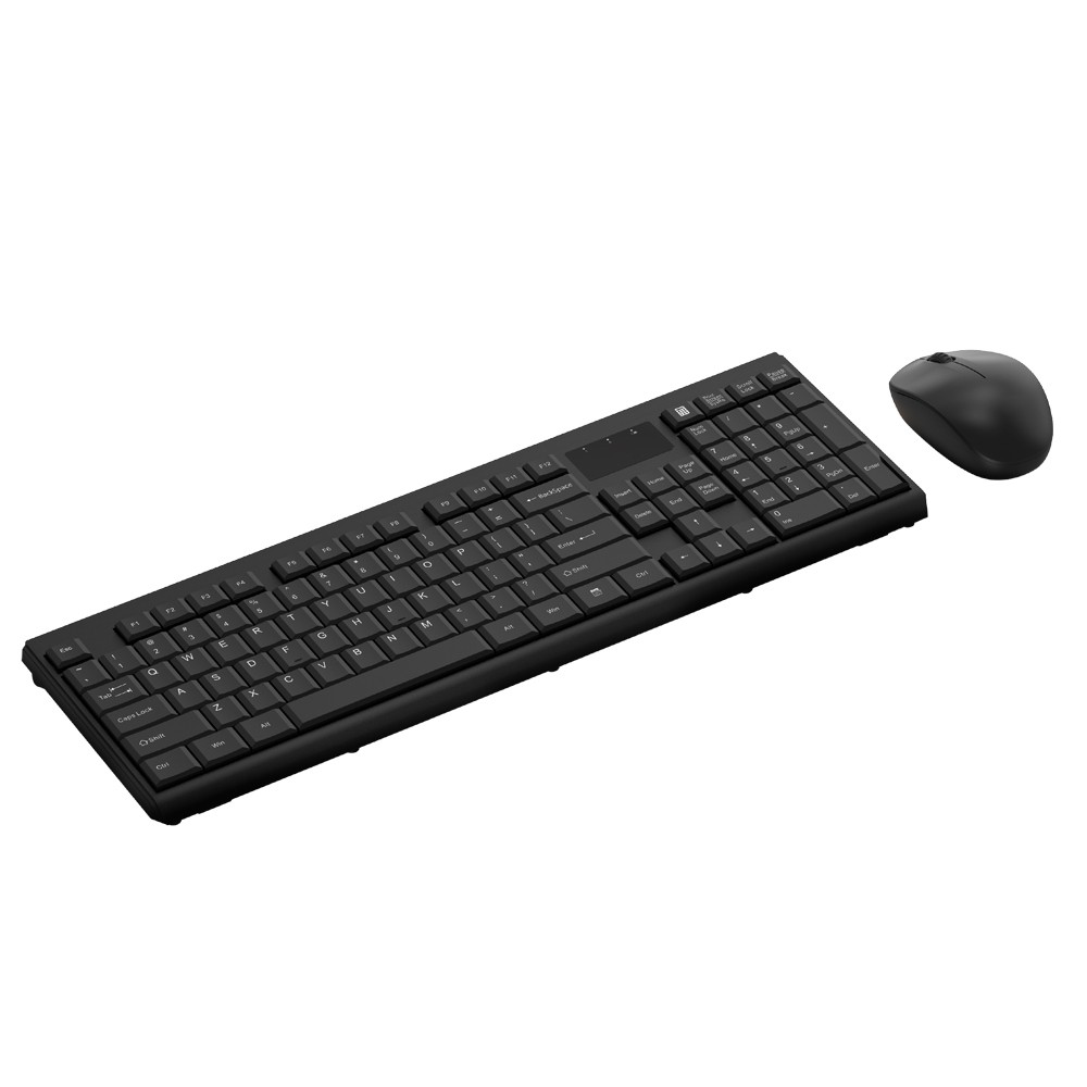 Lenyes WK105 Ergonomik 2in1 2.4G Kablosuz Klavye ve 1200 DPI Mouse Seti