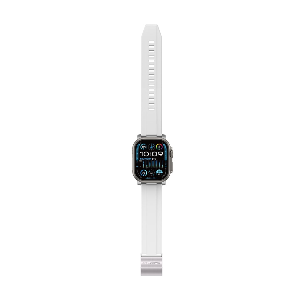 Apple Watch 44mm Amazingthing Titan Chrono Silikon Kordon