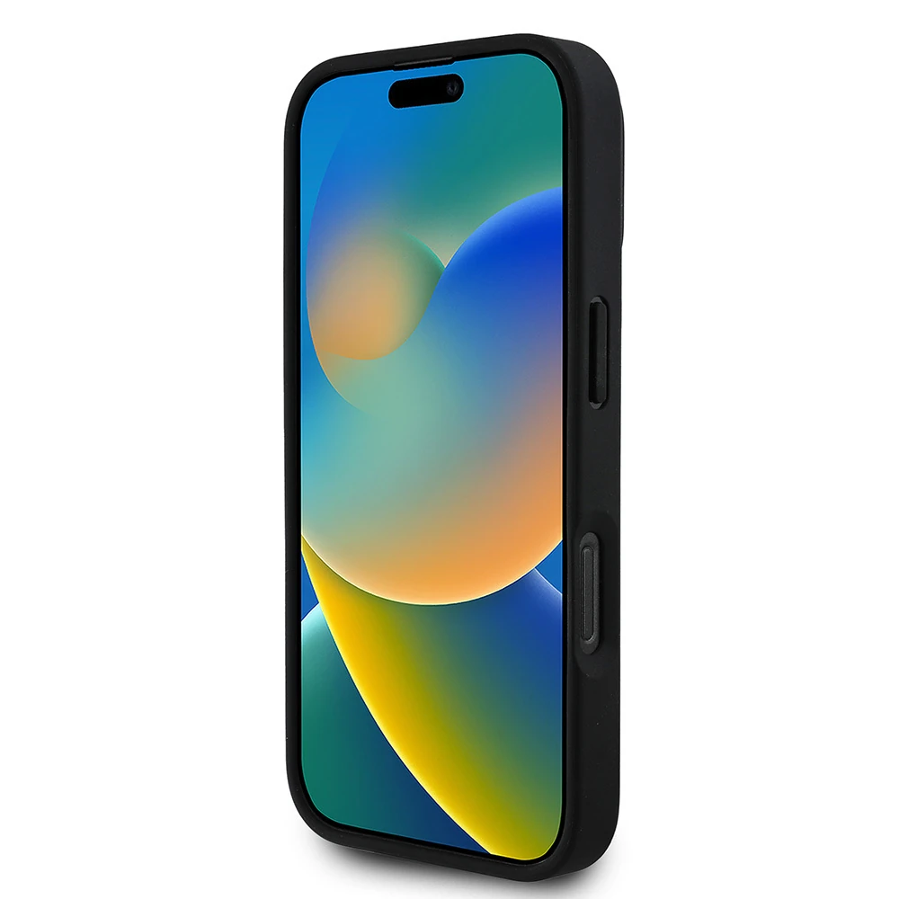 Apple iPhone 16 Pro Max Kılıf Aston Martin Orjinal Lisanslı M-safe Şarj Özellikli Renkli Halka ve Karbon Fiber Tasarımlı Kapak