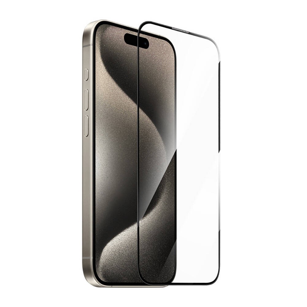 iPhone 16 Pro Wiwu GT-014 Polimer Oleofobik Kaplama Şeffaf Pürüzsüz Temperli Cam Ekran Koruyucu 25'li Paket