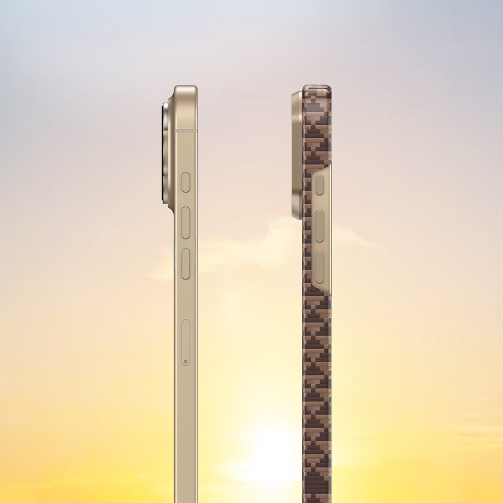 Apple iPhone 16 Pro Kılıf M-safe Şarj Özellikli Raptic Aramid Skin Origin Serisi Kapak