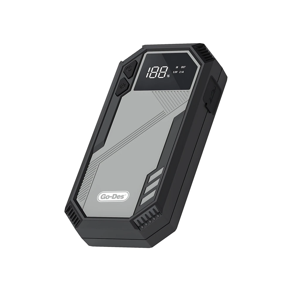 Go Des GD-B635 LED Işıklı Araç Akü Acil Durum Takviye Güç Kaynağı 12V